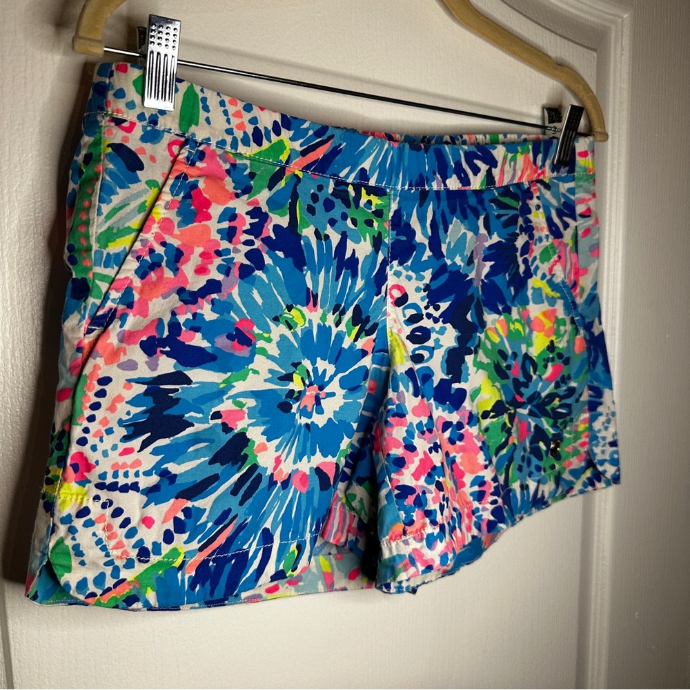 LILLY PULITZER Women's Ocean View Boardshort - Size Small